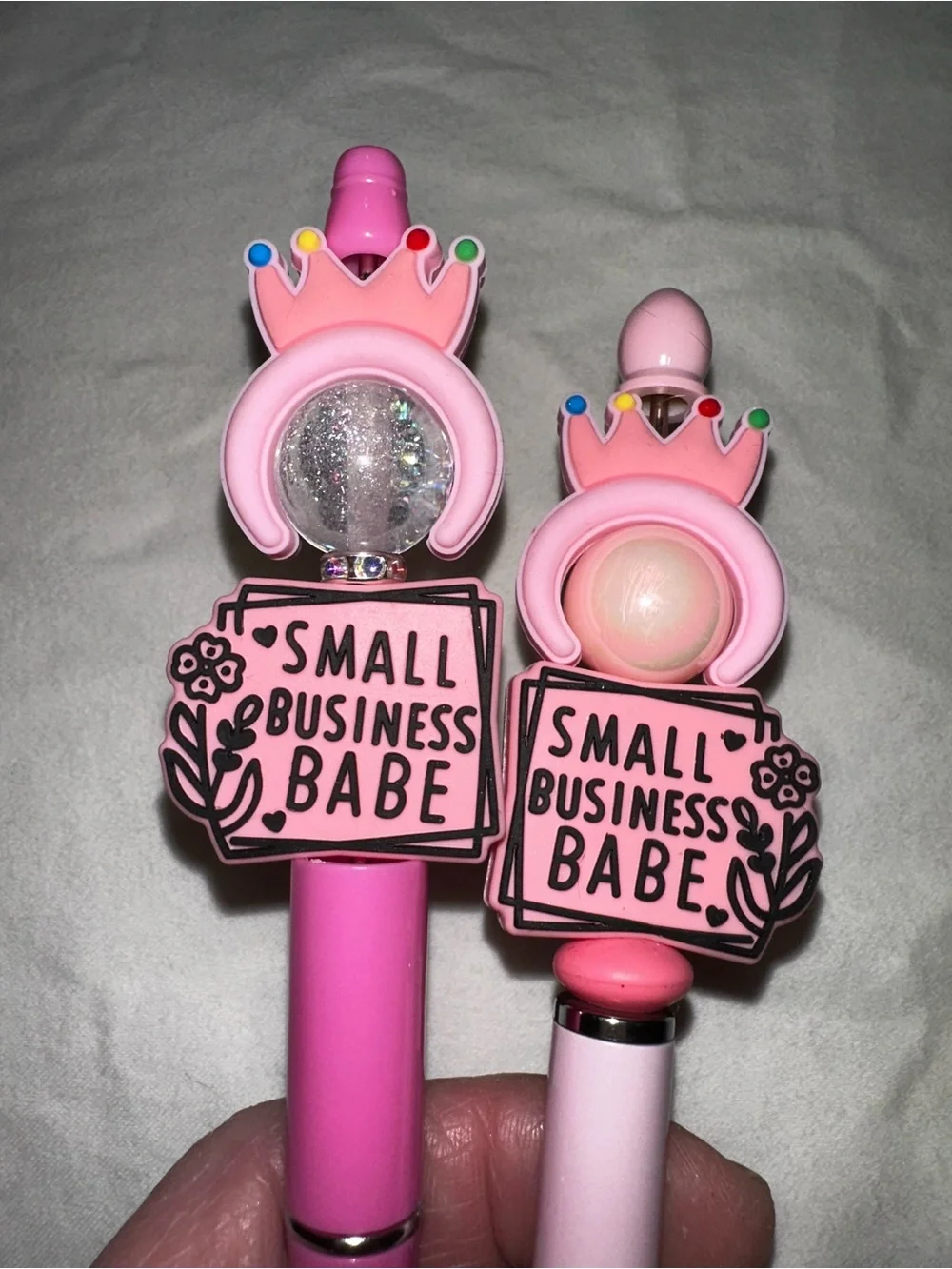 Small Business Babe Stylus Pen & Pen Bundle - Light Pink & Hot Pink